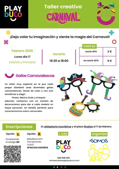 Taller de Carnaval con Playduco · Fotografía 1